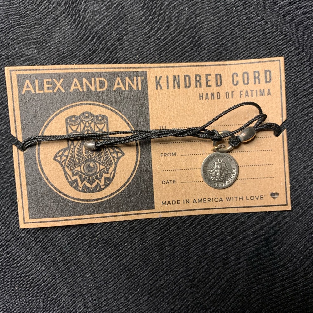 Hand of Fatima Alex and Ani Cord Bracelet